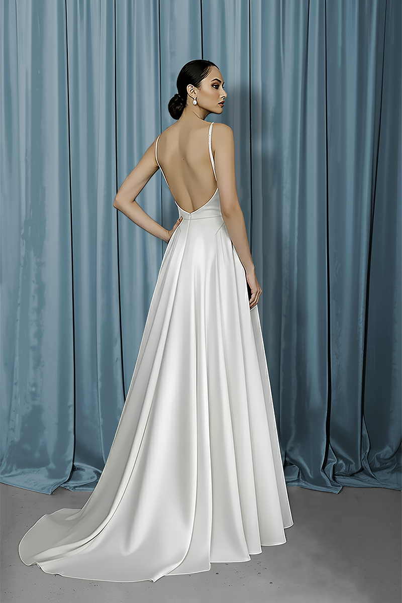 Scooped Neck + Drop Waist