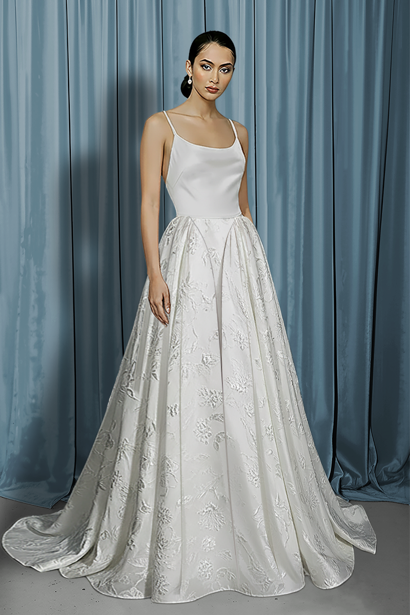Scooped Neck + Drop Waist