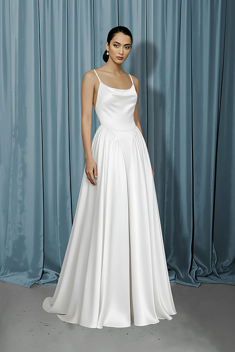 Scooped Neck + Drop Waist