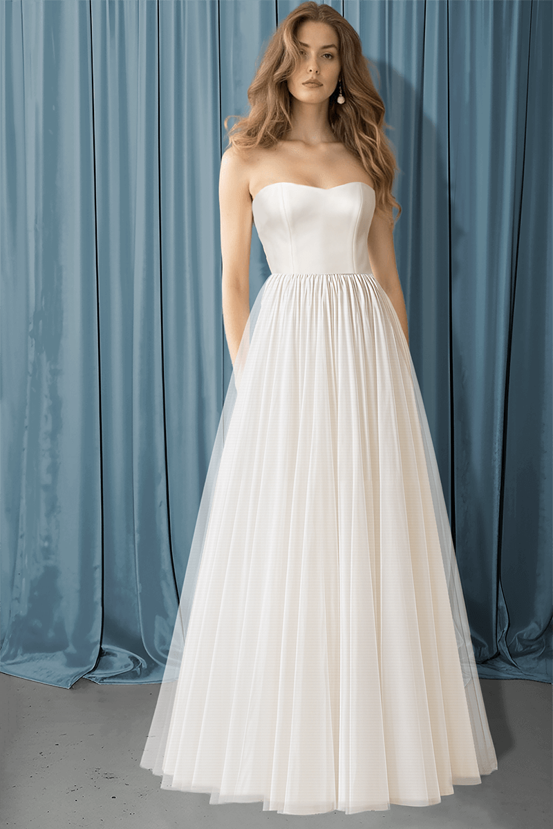 Bustier + Tull A-line