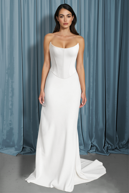 Scooped Bustier + Column