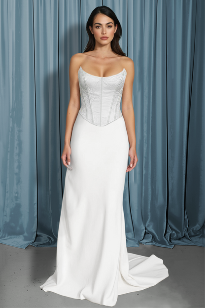 Scooped Bustier + Column