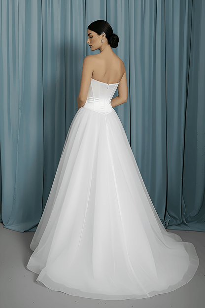 Scooped Bustier + Tull A-line