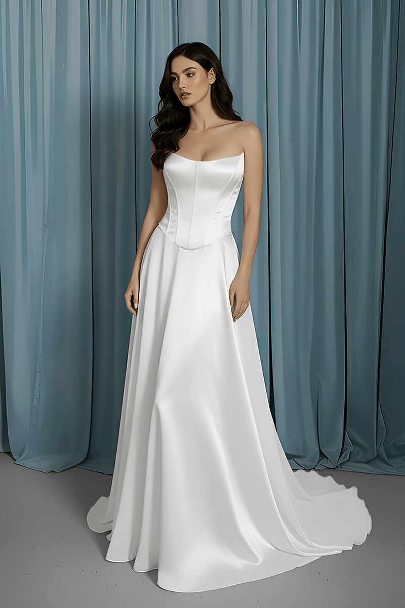 Scooped Bustier + Full A-line
