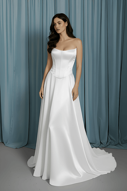 Scooped Bustier + Full A-line