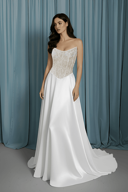 Scooped Bustier + Full A-line