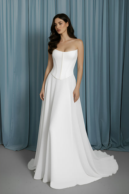 Scooped Bustier + Full A-line