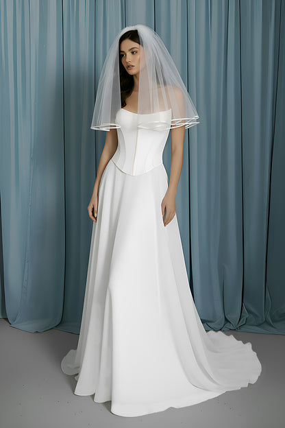 Scooped Bustier + Full A-line