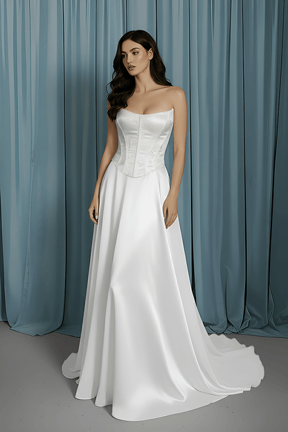Scooped Bustier + Full A-line