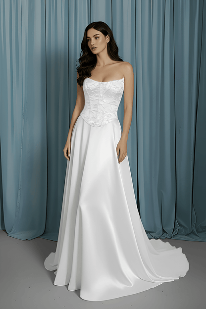 Scooped Bustier + Full A-line