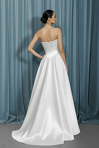 Scooped Bustier + Drop Waist