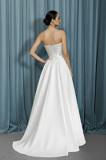 Scooped Bustier + Drop Waist