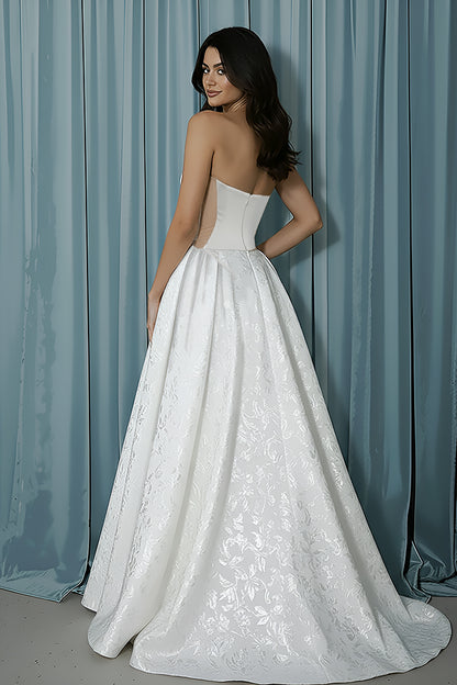 Rounded Bustier + Drop Waist