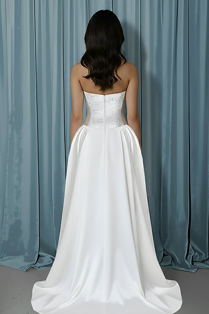 Rounded Bustier + Drop Waist