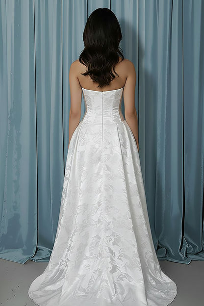 Rounded Bustier + Drop Waist