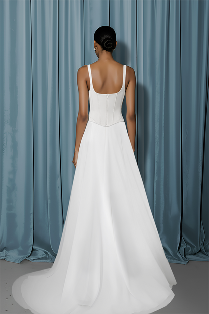 Basque Corset + A-Line With Slit