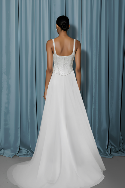 Basque Corset + A-Line With Slit