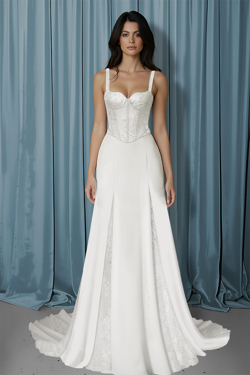 Basque Corset + A-Line W/ Godets