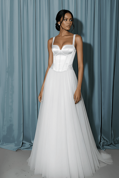 Basque Corset + Tull A-line