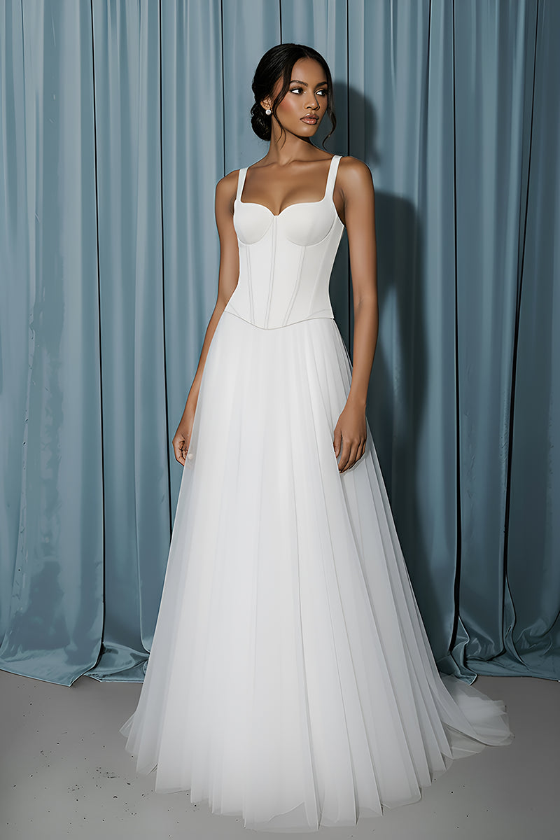 Basque Corset + Tull A-line