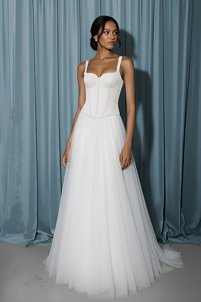 Basque Corset + Tull A-line