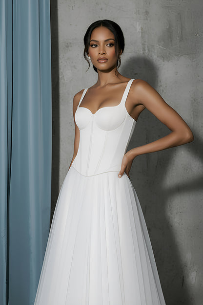 Basque Corset + Tull A-line