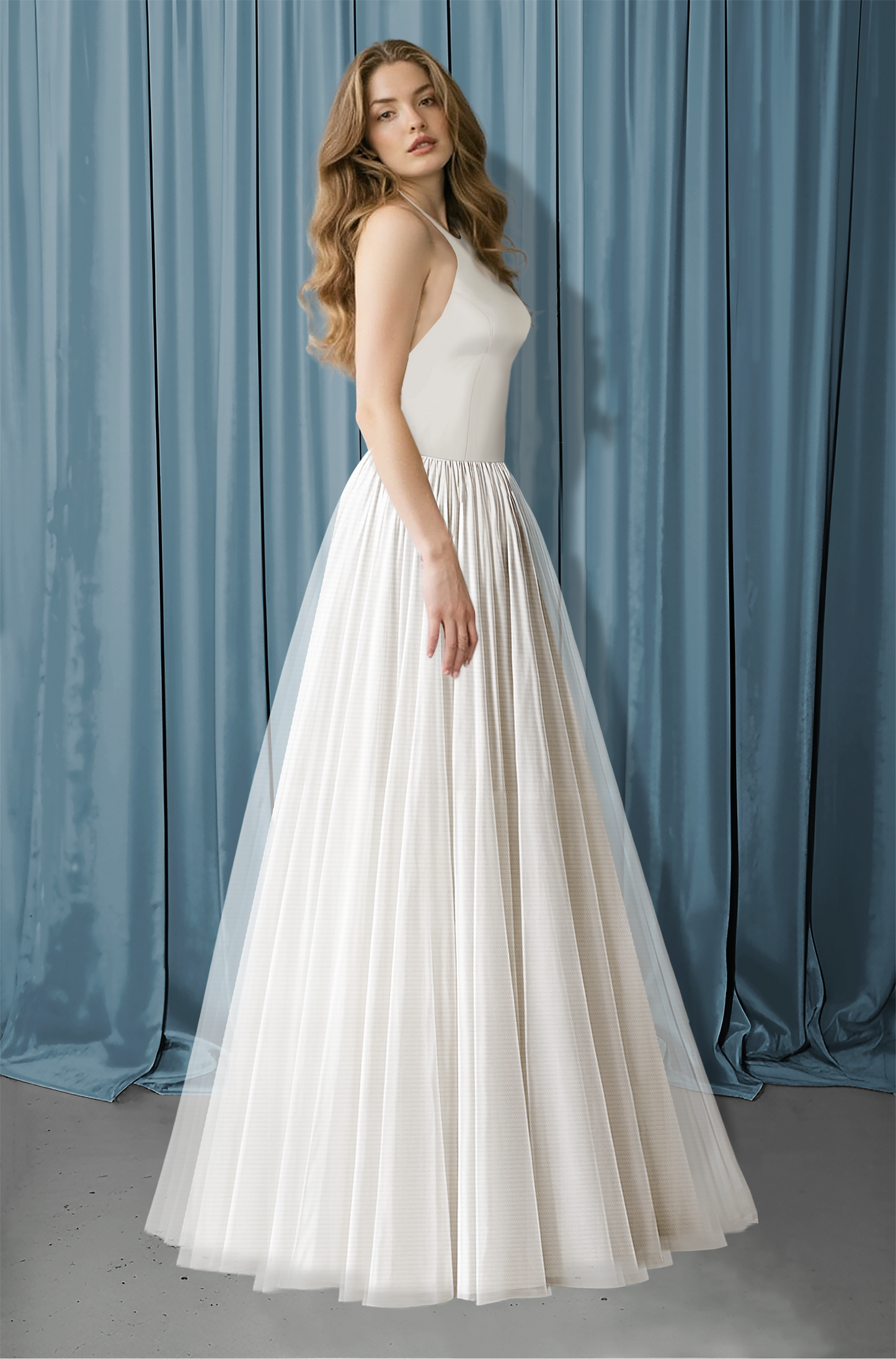 Halter Neck + Tull A-line