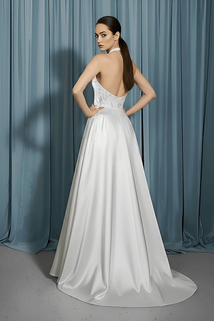 Halter Neck + Drop Waist