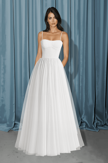 Balconette Bustier + Tull A-line