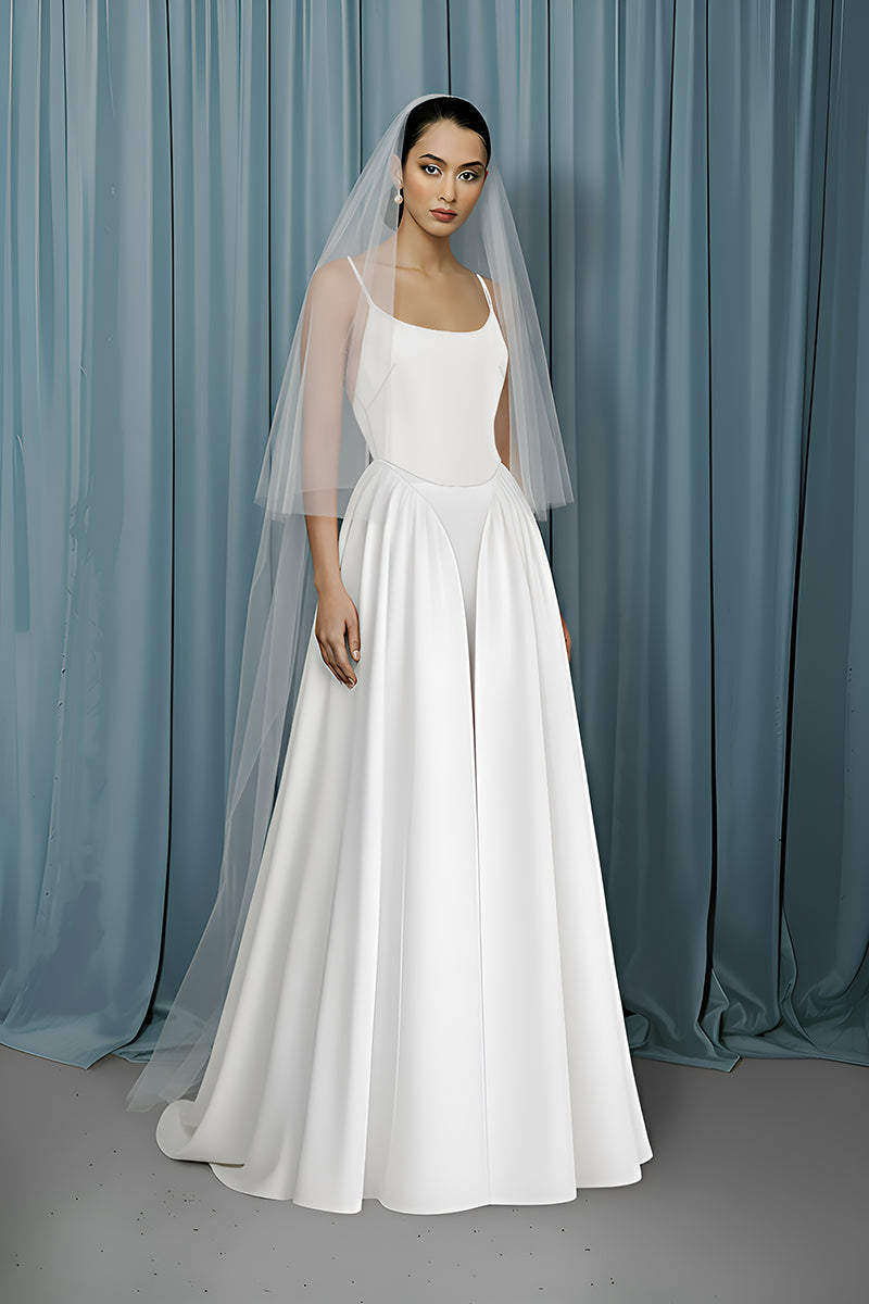Scooped Neck + Drop Waist